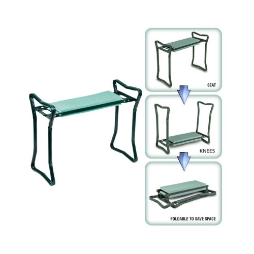 Garden Kneeler 2 σε 1 Πτυσσόμενο σκαμπό από αφρό κηπουρικής Κάθι 2