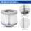 Κασέτα φίλτρου Hot Tub Mspa B0302949 Ταιριάζει για Εξάρτημα γ 3