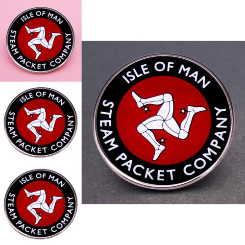 Καρφίτσα υψηλής ποιότητας Manx Flag σε κομψό κράμα για