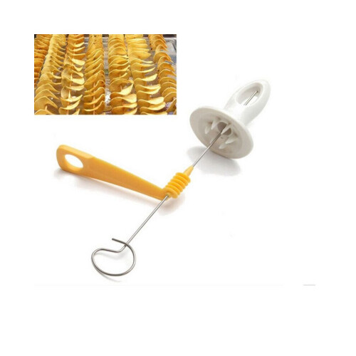 Πατάτες Twister Slicer Manual Cutter Spiral Chips 2