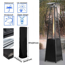 Pyramid Flame Patio Gas Heater Cover Waterproof Protectors Garden Heater Cover