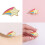 Star Rainbow Κομψή καρφίτσα Chic Meteor Metal Pin για μοναδική δήλω 3