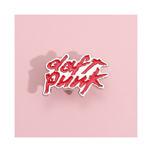 Μοναδική καρφίτσα Draft Punk Letter Εντυπωσιακή καρφίτσα σε στ 2