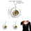 Retro Unisex Ευέλικτη Πυξίδα Time Gem κρεμαστό κολιέ Factory Direct Al 1
