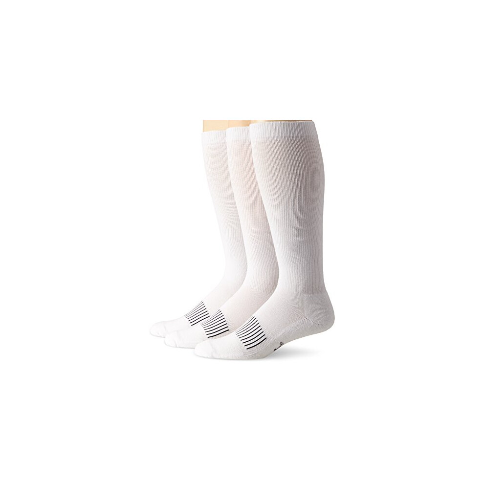 Wrangler Mens Western Boot Socks Pack of 3 White Sock Size:X-Large12-15Shoe Size: 12-16