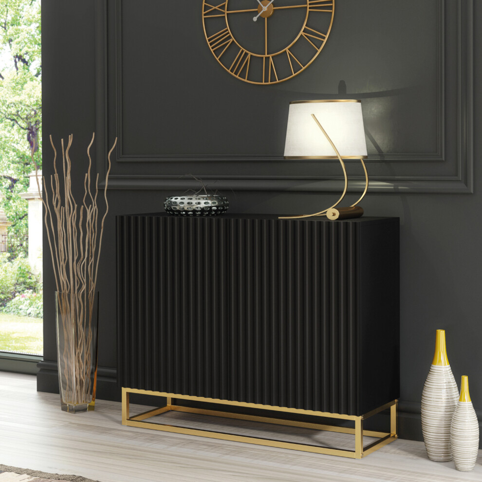 Ripple 100cm Sideboard- Modern Fluted Design
