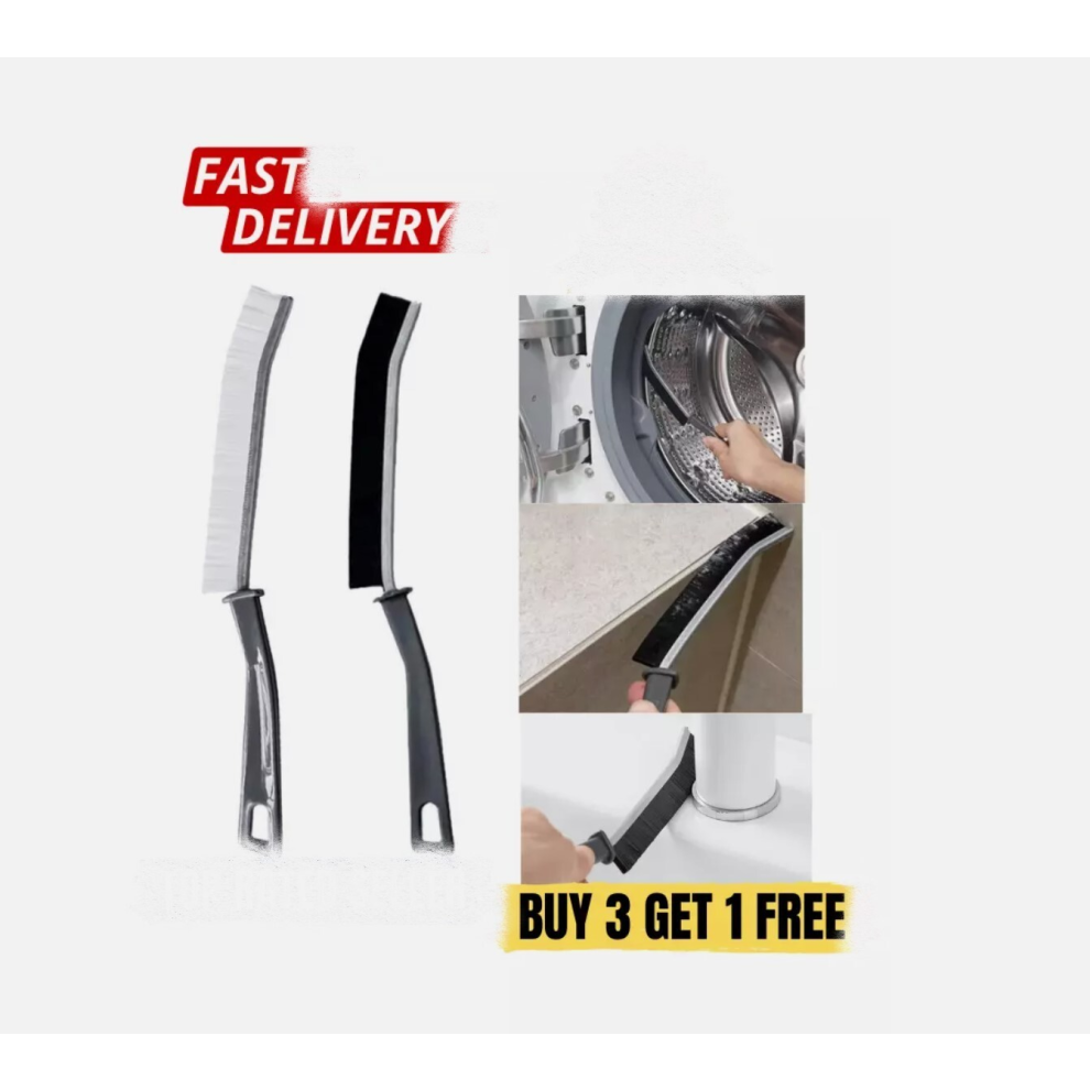 (Pack of 2) Crevice Cleaning Brushes with Hard Bristles-image-OPC-PGNFBTP-NEW