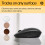 HP 710 Rechargeable Silent Mouse, 4-way Hyper Scroll Wheel, USB-C Charging, 6 Programmable Buttons, Connect 3 Devices with Bluetooth 5.3,... 4