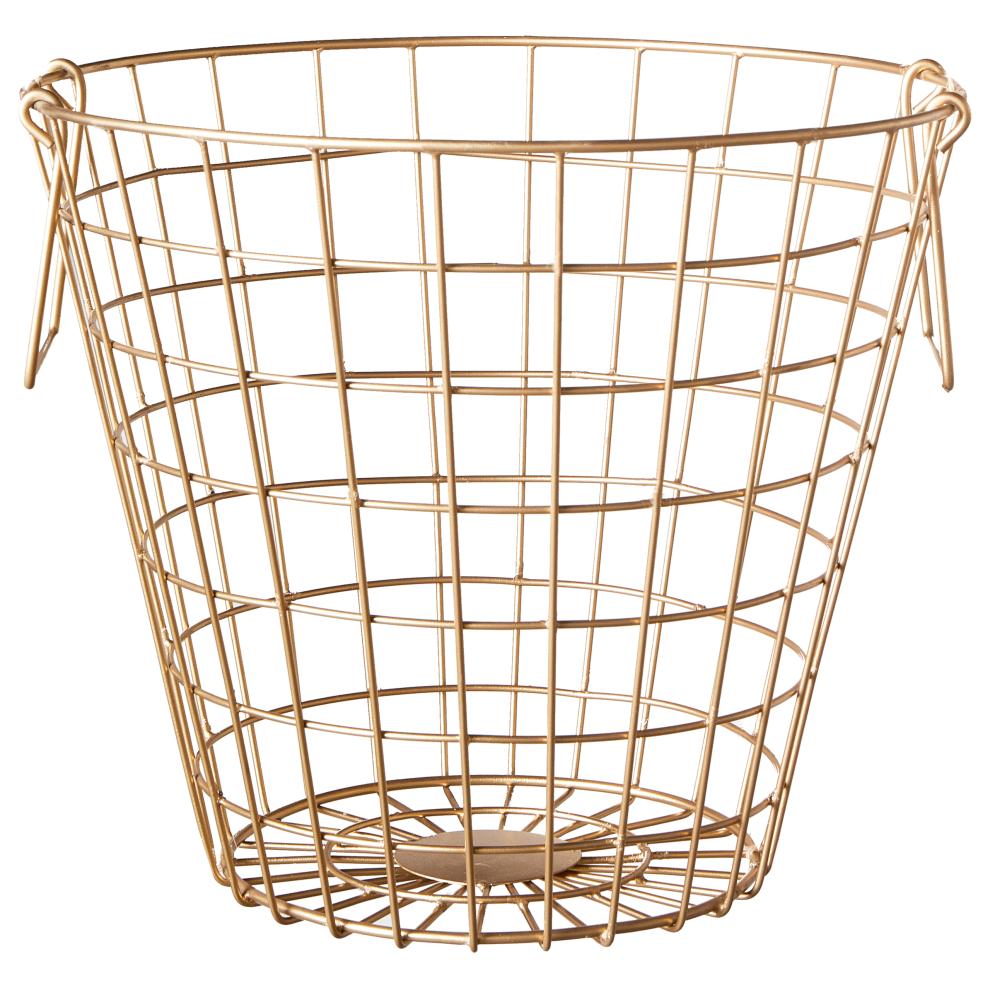 Basket NITMA Metal Gold