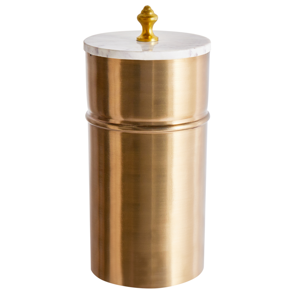 Storage Container Decor ALMAY Metal Gold