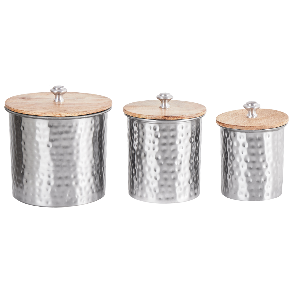 Storage Container ALEXANDRIA Metal Silver