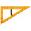 (As show, One size) Teaching Set Square Blackboard Drawing Tool Magnetic Set Square Teaching Tool with Handle 2