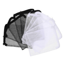 (As show, One size) 10Pcs Professional Filter Media Bags Convenient Filter Pouches Portable Aquarium Mesh Bags
