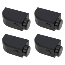 (As show, One size) 4pcs Sliding Sash Stopper Sliding Window Safety Lock Sliding Doors Security Locks