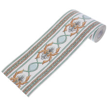 (As show, One size) 1 Roll of Vintage Style Wall Sticker Peel and Stick Wallpaper Border Wall Border Trim Sticker