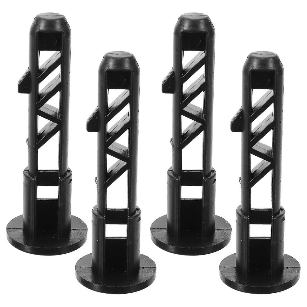 (As show, One size) 4pcs Outdoor Trash Can Latches Wheeled Trash Can Latches Lid Garbage Bin Locking Pin