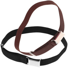(As show, One size) 2pcs Boy Stretchy Belt Children Toddler Elastic Belt Adjustable Waist Belt