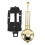 (As show, One size) 1 Set of Quartz Wall Clock Pendulum Replacement Classical Mechanical Clock Pendulum Clock Part 2