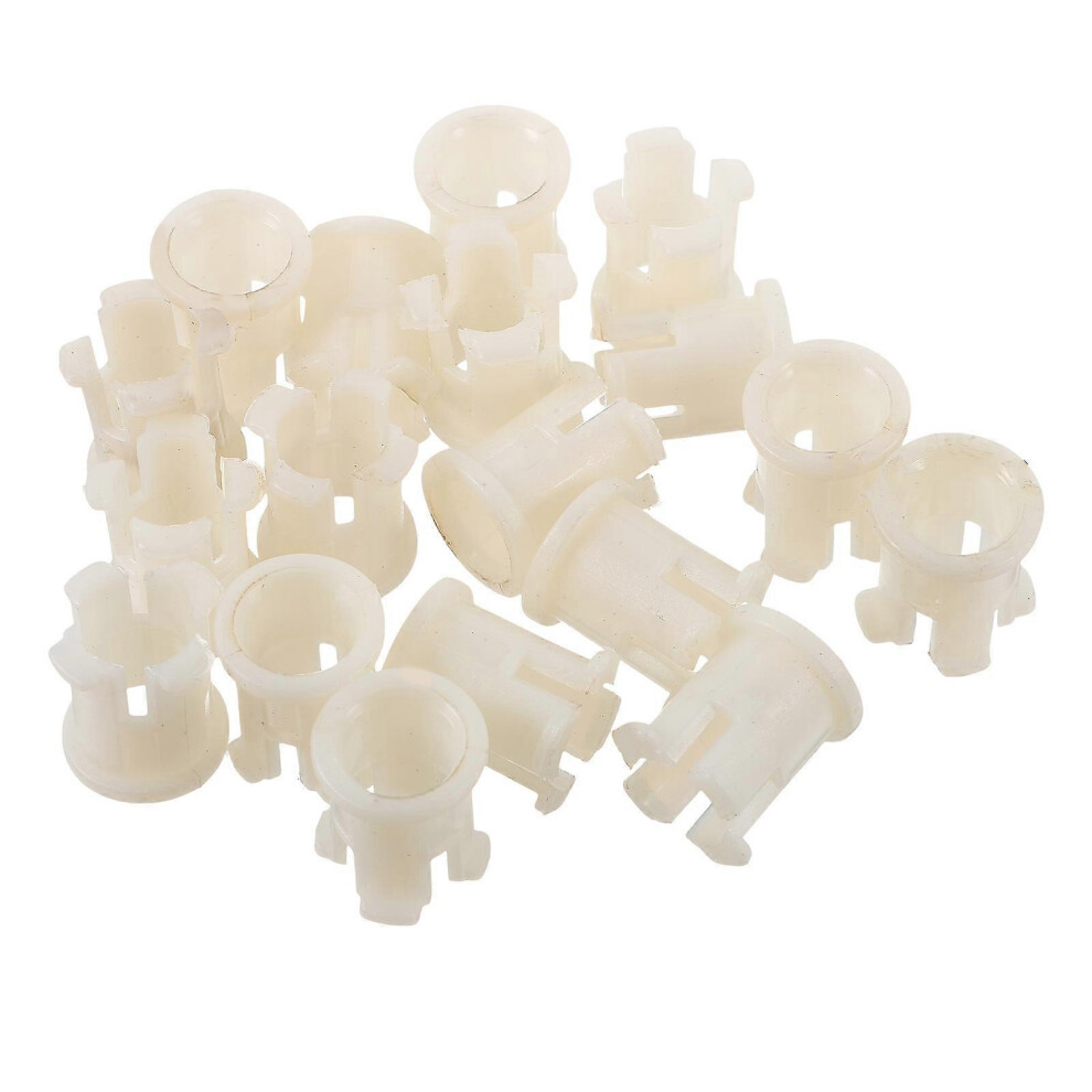 (As Show, One Size) 20Pcs Small Wheel Sockets Swivel Caster Stem Sleeves Caster Socket Inserts For Chair Feet 4069016341428