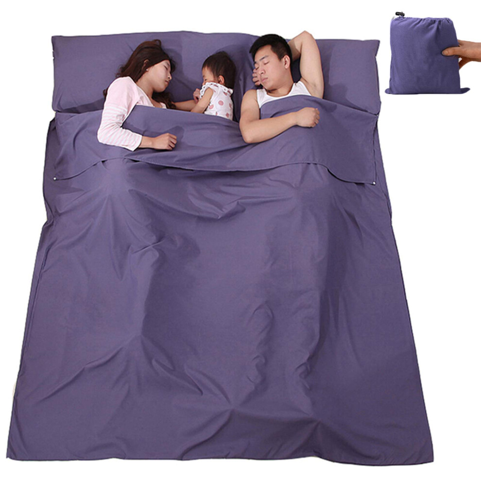 V VILISUN Sleeping Bag Liner  Lightweight Portable  Soft Travel and Camping Sheet  with Compact and Carry Bag  for Travel  Hotel-image-OPC-PFKXQTX-NEW