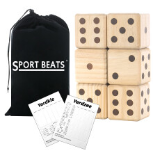 Jttetrdgrdstrningar utomhusspel Set med 6 med tv spel Party Lawn Games