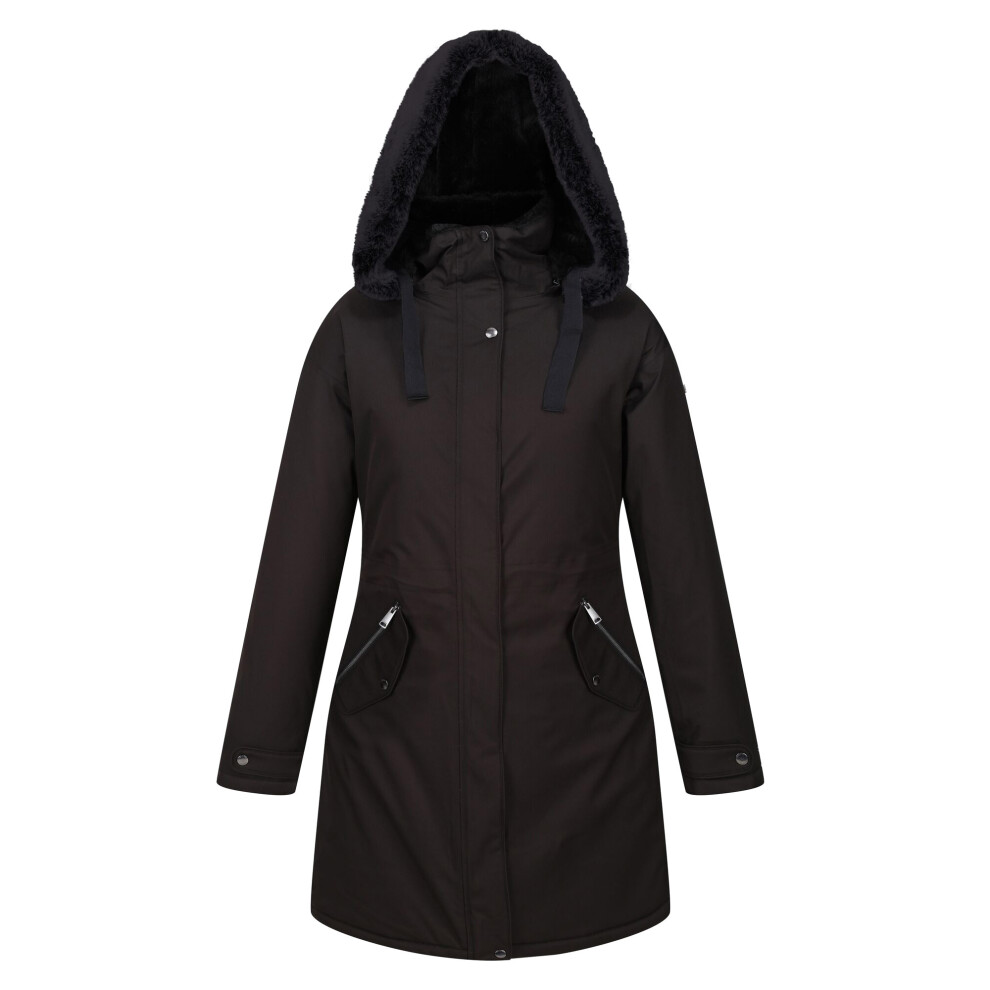 (14 UK, Black) Regatta Womens/Ladies Samaria Waterproof Jacket