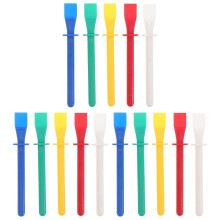(As show, One size) 15Pcs Epoxy Spreader Set Glue Application Tool Glue Spreader Glue Applicator Sticks Painting Glue Scrapers for Handmade DIY Leather Crafts