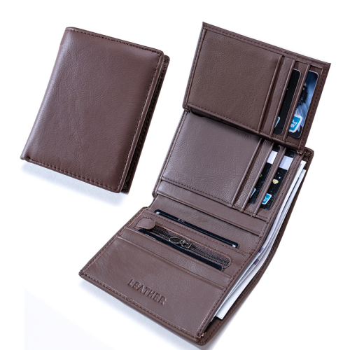 (Coffee) meninchs wallet Genuine Leather Wallets For Men Co