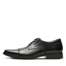 Clarks Men's Tilden Cap Oxford Shoe Black Leather 9 M US