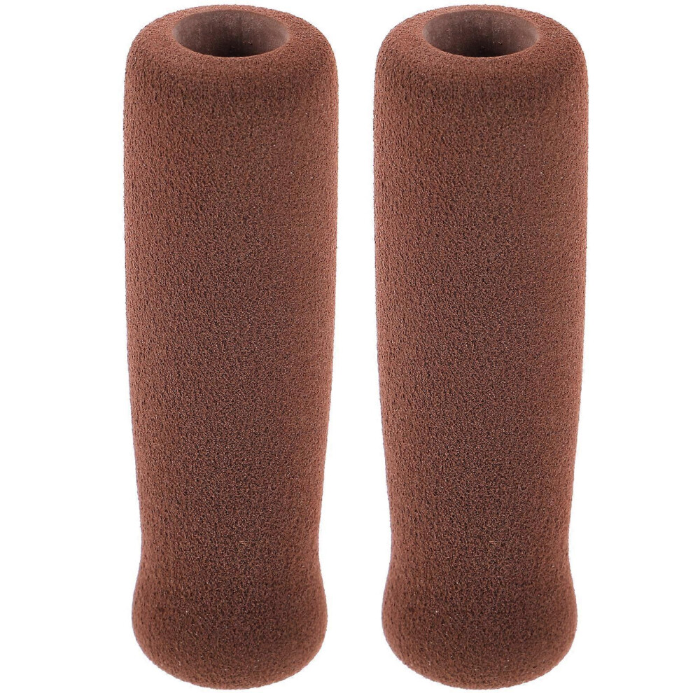 (As show, One size) 2Pcs Crutch Handle Grips Anti-skid Crutch Handle Wraps Cane Hand Grips for Elderly