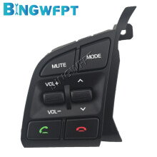 (Sinistra) Per Hyundai Tucson 2015-2019 96710-D3500 Interruttore di controllo remoto al volante Pulsante di regolazione