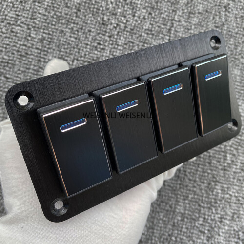 (USB D7 συμμορία μαύρο) Πίνακας εναλλαγής αλουμινίου Διακό 1