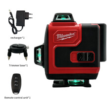(a set)Original Milwaukee Laser Level Green 16 Lines 4D Self Leveling 360 Horizontal And Vertical Super