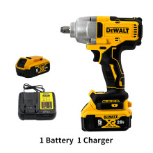 (1 Battery  1 charger)Electric Impact Wrench 20V Brushless Cordless 1/2" Compact Three Speed Adjustment