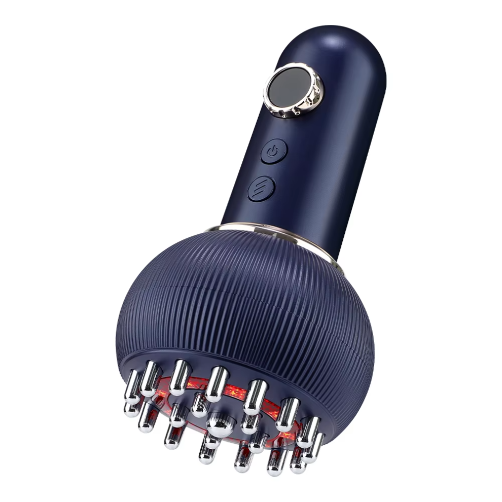 Electric Lymphatic Drainage Machine Meridian Body Massage Brush Microcurrent Anti Cellulite Guasha Physiotherapy Apparatus
