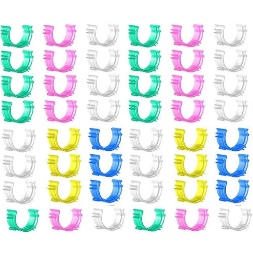 (As show, One size) 100pcs Sewing Bobbin Small Clips Sewing Tool Clips Accessory Bobbin Holder Clips