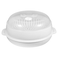 (As show, One size) Microwave Steamer Oven Vegetable Steamer Kitchen Cooking Microwave Steamer