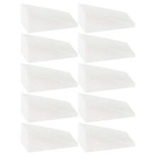 (As show, One size) 30PCS Manicure Triangle Sponge Stamper Simple Nail Art Gradient Dyed Stamper
