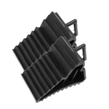 (As show, One size) 2pcs Universal Black Car Styling Plastic Stop Control Tire Triangle Pad Anti Silp Tools for Car Truck