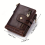 (Red) 100% Genuine Leather RFID Men Cowhide Wallets Coin 5
