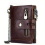 (Coffee) 100% Genuine Leather RFID Men Cowhide Wallets Coin 1