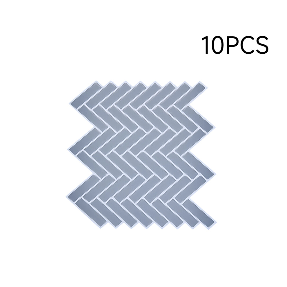 10Pcs Self-Adhesive Wall Tile Stickers