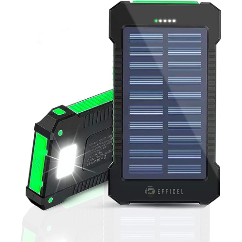 EFFICEL Solar Power Bank 10000mAh