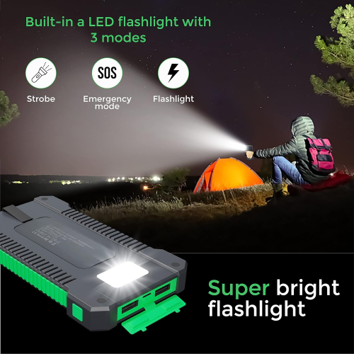 EFFICEL Solar Power Bank 10000mAh 1