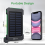EFFICEL Solar Power Bank 10000mAh 4