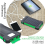 EFFICEL Solar Power Bank 10000mAh 5