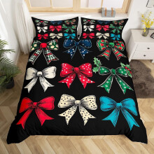 (Red Black Green, Single(No Comforter)) Homewish Sugar Skull Bedding Set Crow Gothic Comforter Cover Exotic Flowers Double Duvet Cover,Goth Moon Galaxy Rose Bed Set