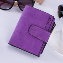 (Purple) Wallet Women New Womeninchs Short Wallet Korean Bu