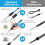 Soldering Iron Kit 60W Electronics Welding Irons Solder Tools Adjustable Wire UK 8