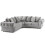 Snugg Furniture (Scatter Back) Chesterfield Verona Large 2 Corner Sofa 1
